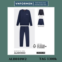 Bộ đồ dài thu đông nam Aristino chấy poly bền form bền màu, co giãn nhẹ,bo gấu trẻ trung ALH010W2-