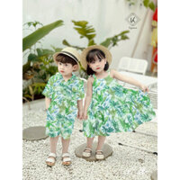 Bộ đồ đi biển bé trai bé gái 8-40kg (1-10 tuổi) N0132