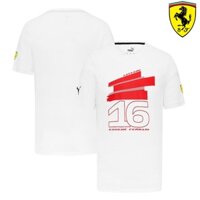 Bộ đồ đua F1 mới nhất 2025 + Áo đấu Scuderia Ferrari Team F1 + Áo thun ngắn tay nam nữ mùa hè