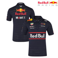 Bộ đồ đua F1 mới nhất 2025 + Áo sơ mi POLO Red Bull RacingTeam + Áo thun ngắn tay nam nữ mùa hè
