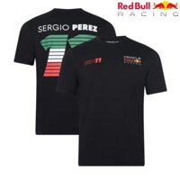 Bộ Đồ Đua Xe F1 2023 Mới + Áo Thun Tay Ngắn Unisex Oracle Red Bull Racing Sergio Perez