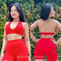 BỘ ĐỒ ĐÙI YẾM TÚI HỘP V6 (HÀNG VIỆT NAM) - THUN POLLY - MÚT RỜI - THÍCH HỢP ĐI TẬP GYM , AEROBIC ,.., - MIDORI SPORT
