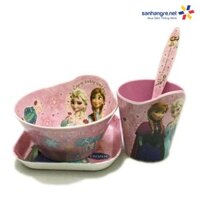 Bộ đồ dùng ăn hình Elsa, Anna, hello, stick, doraemon, tsun ... cho bé hàng xuất Nhật (giao ngẫu nhiên hoặc yêu cầu)
