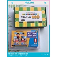 Bộ đồ dùng học tập, Bộ đồ dùng học hình khối và toán lớp 1 theo chương trình mới (Bộ chi tiết) Nhật Hoa Minh