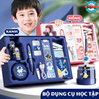 Bộ Đồ Dùng Học Tập Combo 12 Món Cao Cấp Cho Bé Kèm Bút Tẩy, Gọt Bút Chì, Máy Hút Bụi Bút Chì Sử Dụng Pin Sạc Tiện Dụng