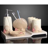 Bộ đồ dùng nhà tắm KSL007 phong cách biển cả 6 món