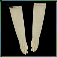 Bộ đồ gia dụng công nghiệp Câu cá tại nhà Làm việc Găng tay cao su màu vàng nhạt