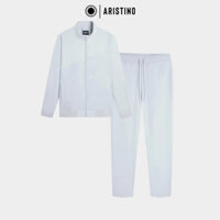 Bộ đồ gió thu đông áo và quần Nam ARISTINO phom dáng Regular Fit suông rộng AJS005BZ