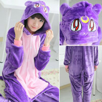 Bộ Đồ hình thú liền thân lông mịn Pijama dành Cho Người Lớn và Trẻ Em Hoạt Hình Cosplay - 140