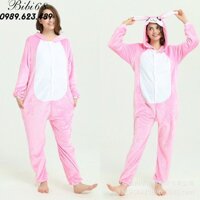Bộ Đồ hình thú liền thân lông mịn Pijama dành Cho Người Lớn và Trẻ Em Hoạt Hình Cosplay - 110