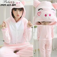Bộ Đồ hình thú liền thân lông mịn Pijama dành Cho Người Lớn và Trẻ Em Hoạt Hình Cosplay - 140