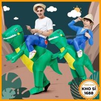 Bộ đồ hóa trang khủng long T-REX (đã kèm bơm) bơm hơi vui nhộn cho Halloween Giáng Sinh Noel đồ cosplay E1081