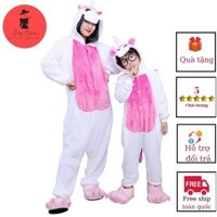 Bộ đồ khủng long cho bé và người lớn DILYSFASHION BDT01, quần áo khủng long nhiều màu sắc cosplay hoạt hình dễ thương