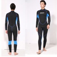 Bộ đồ lặn biển liền thân quần áo lặn dài tay cho nam POPO dày 3mm bộ đồ thợ lặn giữ nhiệt giữ ấm