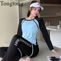 Bộ Đồ Lặn Chia Ba Mảnh Đồ Bơi Size Lớn Dài Tay Quần Lướt Sóng Phù Hợp Với Nhà Máy Bán Hàng Trực Tiếp Chất Lượng Assur