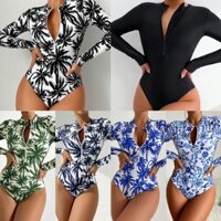 Bộ đồ lặn in họa tiết áo tắm sexy đi biển Áo tắm một mảnh Bikini một mảnh