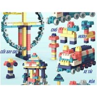 BỘ ĐỒ LEGO 520 CHI TIẾT PHÁT TRIỂN SÁNG TẠO CÙNG BÉ BUILDING BLOCK PARK [ HÀNG CHUẨN]