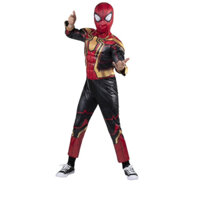 Bộ đồ liền quần có mặt nạ Marvel Spider-Man phát sáng Halloween