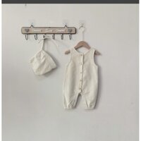 Bộ đồ liền quần vải nhung + Áo trong