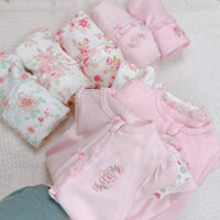 Bộ đồ liền thân có tất BodySleep Little Me cho bé gái - Xuất dư sịn