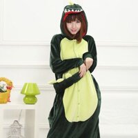 Bộ đồ liền thân hóa trang chú khủng long mặc ngủ dễ thương