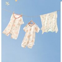 Bộ đồ liền thân mềm mại mùa hè cho bé Quần áo sơ sinh không xương mỏng Onesie