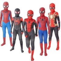 Bộ đồ liền thân người nhện trẻ em Quần áo Halloween Bộ đồ trẻ em và người lớn
