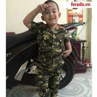 Bộ đồ lính trẻ em kèm phụ kiện