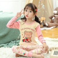 Bộ đồ lót Cotton nguyên chất bé trai 2-15 tuổi mùa thu 9.1