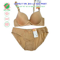 Bộ đồ lót mút vừa 3cm hàng cty Lovely VN bản lưng to quả áo che hết ngực 1134