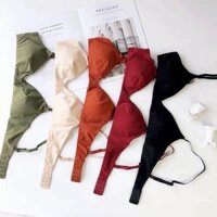 Bộ đồ lót nội y vải thun không gọng nhiều màu
