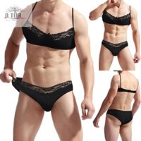 Bộ đồ lót ren mỏng nam Bộ quần lót sành điệu để thoải mái tại nhà hoặc khi đi du lịch