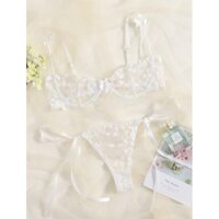 Bộ đồ lót ren xuyên thấu gợi cảm