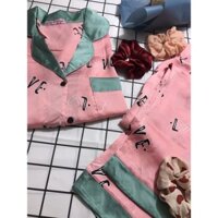 Bộ đồ lụa satin cao cấp dài tay