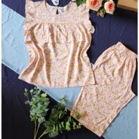 Bộ đồ lửng nữ tole lanh 2 da loại 1 giá rẻ