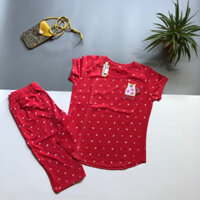 Bộ đồ lửng thun cotton xinh, dễ thương, size lớn