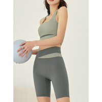 Bộ Đồ Lửng Thun Lạnh Tập Yoga Gym Nữ