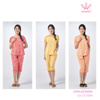 Bộ đồ mặc nhà áo cộc tay quần ngố Winny- 2MNLA23002N