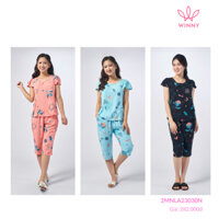 Bộ đồ mặc nhà áo sát nách, quần ngố Winny- 2MNLA23030N