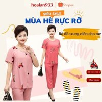 Bộ đồ mặc nhà cho người già, Bộ đồ mặc nhà trung niên_thuytien 🎉🎉BỘ QUẦN ÁO CHO BÀ GIÀ