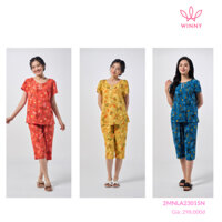 Bộ đồ mặc nhà cộc tay quần ngố Winny- 2MNLA23015N