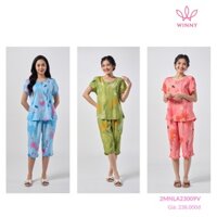 Bộ đồ mặc nhà cộc tay quần ngố Winny- 2MNLA23009N