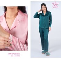 Bộ đồ mặc nhà kiểu dáng pyjamas tay dài quần dài Winny 1MNSA22521D