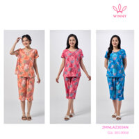 Bộ đồ mặc nhà tay lỡ quần ngố Winny - 2MNLA23034N