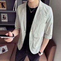 Bộ đồ mặc thường ngày nhẹ nhàng áo đẹp trai mùa hè mẫu mới cho nam Áo chống nắng Áo Vest Đẹp trai sành điệu phong cách Hàn Quốc