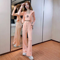 Bộ đồ Muối mặc mùa xuân và mùa thu Hàn Quốc tất cả các kết hợp áo vest áo khoác ngắn Quần tây giản dị hai mảnh 1.14