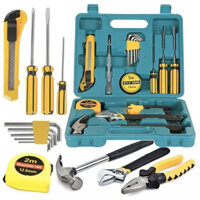 Bộ Đồ Nghề Sửa Chữa Cơ Khí Cho Mọi Gia Đình, Búa, Cờ Lê, Kìm, Dụng Cụ Sửa Chữa Đồ Dùng 16 Món Đa Năng