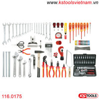 Bộ đồ nghề sửa chữa điện lạnh điều hòa 129 món KSTools 116.0175
