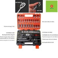 Bộ Đồ Nghề Sửa Chữa Ô Tô Xe Máy Cờ Lê Bánh Cóc Bộ Dụng Cụ Vặn Mở Bulong Ôc Vít 53 Chi Tiết Đa Năng