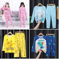 Bộ Đồ Ngủ Giảm Giá Số Lượng Lớn Quần Áo Dài Tay Thoáng Mát Cho Bé Trai Hoặc Bé Gái Cổ Tròn Hello Kitty Thời Trang Trẻ Em Cho 10 -